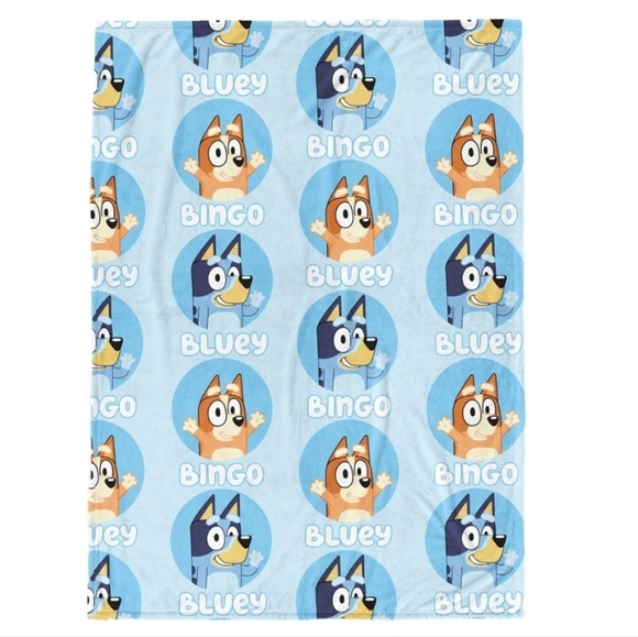 Bluey and Bingo Plush Throw Blanket - Picture 1 of 6